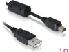 Delock 82417 Cable Camera Usb-A Male To Olympus 12 Pin Male 1 M