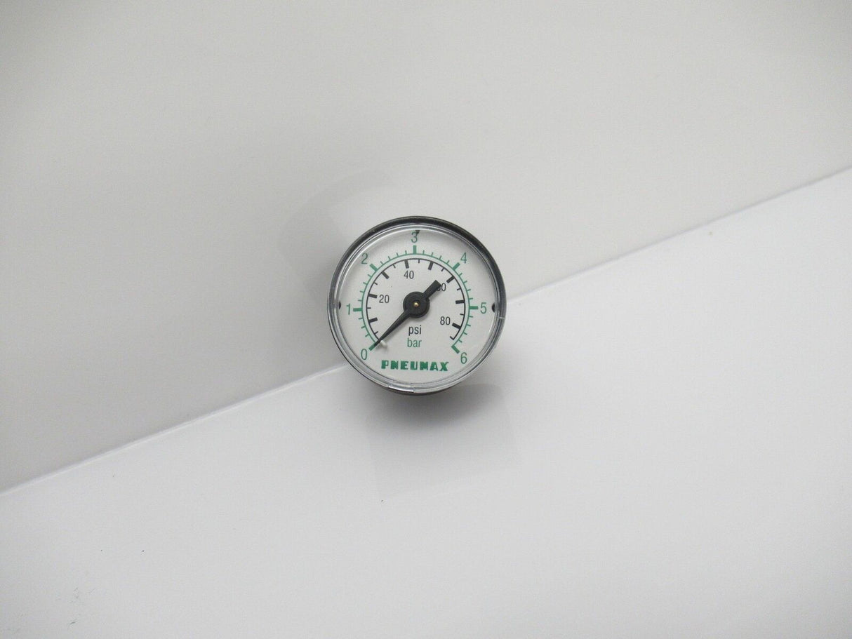 Pneumax 17070AB Pressure Gauge D.40, 0-6 Bar