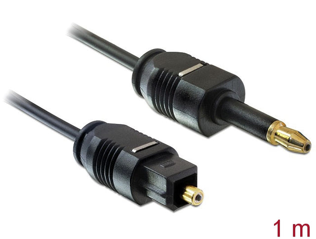 Delock 82875 Cable Toslink Standard Male > Toslink Mini 3.5 Mm Male 1 M