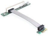 Delock 41857 Riser Card Pci Express X1 > 1 X Pci With Flexible Cable 13 Cm