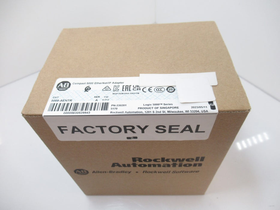 SURPLUS SEALED 5069-AENTR 5069AENTR Allen Bradley Compact 5000 EtherNet Adapter