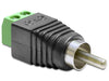 Delock 65417 Adapter Rca Male > Terminal Block 2 Pin