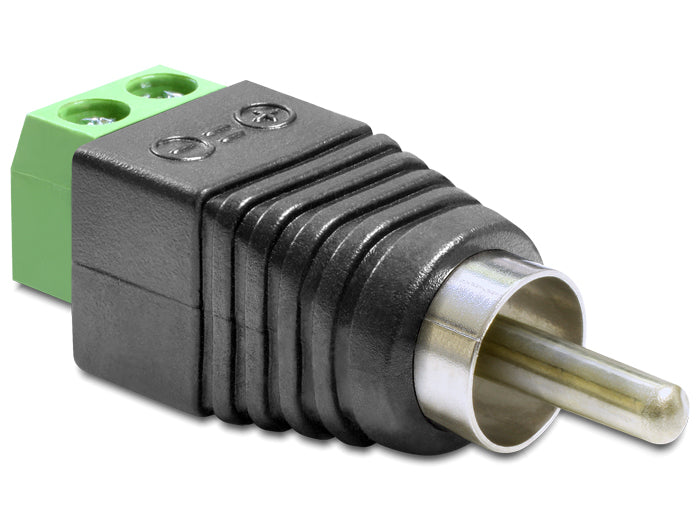 Delock 65417 Adapter Rca Male > Terminal Block 2 Pin