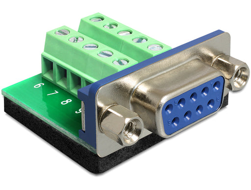 Delock 65268 Terminal Block > D-Sub 9 Pin Female