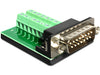 Delock 65275 D-Sub 15 Pin Gameport Male > Terminal Block