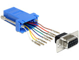 Delock 65430 D-Sub 9 Pin Female > Rj45 Female Assembly Kit