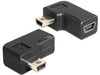 Delock 65448 Adapter Usb-B Mini 5 Pin Male / Female 90°Angled