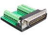 Delock 65318 Terminal Block > D-Sub 25 Pin Male