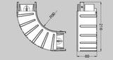 Flexlink 5116127 Cable L-Connection 45 Degree