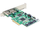 Delock 89359 Pci Express X4 Card > 2 X External Usb 3.0 + 2 X Internal Sata