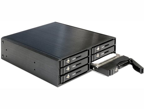 Delock 47221 5.25″ Mobile Rack For 6 X 2.5″ Sata Hdd / Ssd