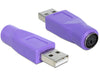 Delock 65461 Adapter Usb Type-A Male > Ps/2 Female