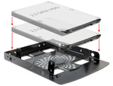 Delock 18198 Installation Frame 3.5″ > 2 X 2.5″ Hdd