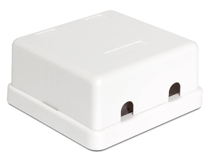 Delock 86207 Keystone Surface Mounted Box 2 Port