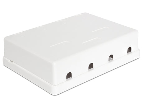 Delock 86208 Keystone Surface Mounted Box 4 Port