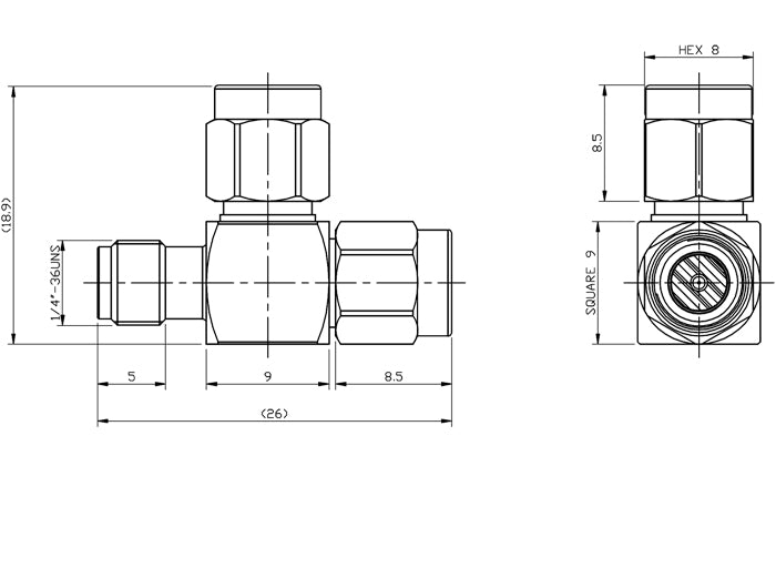 Delock 88710 Sma Plug > Sma Plug > Sma Jack T-Shape