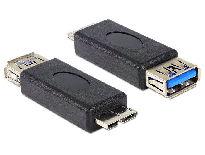 Delock 65183 Adapter Usb 5 Gbps-A Female > Micro Usb 5 Gbps-B Male