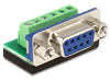 Delock 65498 Terminal Block > D-Sub 9 Pin Female