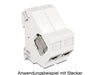 Delock 86232 Keystone Mounting For Din Rail With Grounding