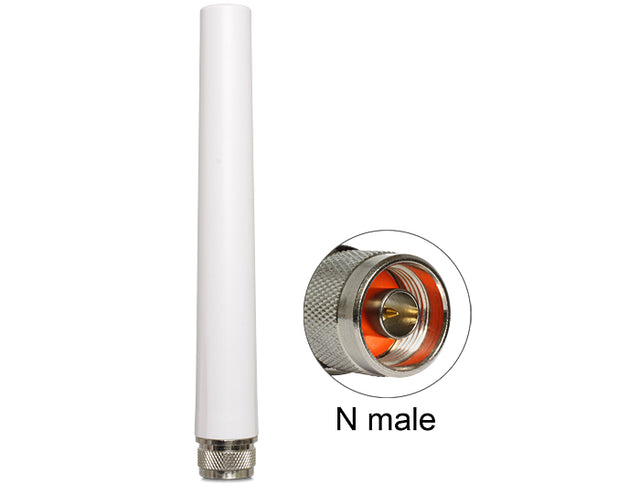 Delock 88452 Wlan 802.11 B/G/N Antenna N Plug 5 Dbi Omnidirectional