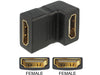 Delock 65075 Adapter Hdmi Female To Hdmi Female 90° Down