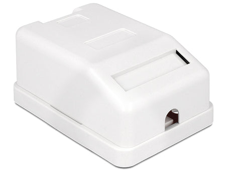 Delock 86235 Keystone Surface Mounted Box 1 Port With Dust Cover