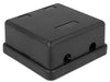 Delock 86257 Keystone Surface Mounted Box 2 Port Black