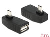 Delock 65473 Adapter Usb Micro-B Male > Usb 2.0-A Female Otg 270° Angled