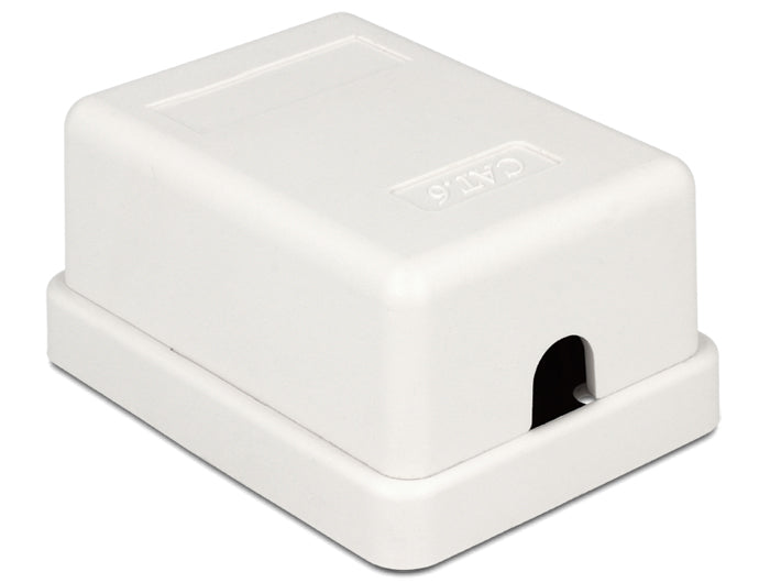 Delock 86248 Modular Wall Outlet 1 Port Cat.6 Compact Utp