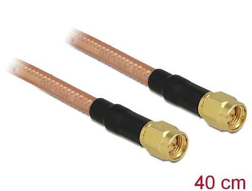 Delock 88894 Antenna Cable Sma Plug > Sma Plug Rg-142 400 Mm Low Loss