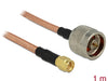 Delock 88897 Antenna Cable N Plug > Sma Plug Rg-142 1 M Low Loss