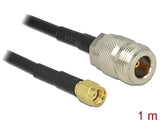 Delock 88684 Antenna Cable Rp-Sma Plug > N Jack Lmr195 1M