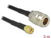 Delock 88686 Antenna Cable Rp-Sma Plug > N Jack Lmr195 3 M