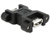 Delock 65559 Adapter Usb 2.0 Type A Female > Usb Type A Female With Screw Nuts