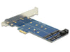 Delock 89374 Pci Express X1 Card > 2 X Internal M.2 Ngff