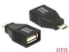 Delock 65549 Adapter Usb Micro B Male > Usb 2.0 Female Otg Full Covered