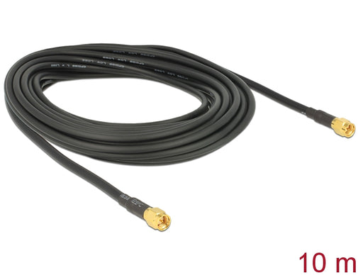 Delock 88893 Antenna Cable Sma Plug To Sma Plug Lmr195 Low Loss 10 M