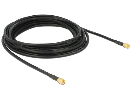 Delock 88891 Antenna Cable Sma Plug To Sma Plug Lmr195 Low Loss 5 M