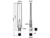 Delock 88416 Gsm / Umts Antenna Sma Plug 1.0 - 3.5 Dbi Omnidirectional