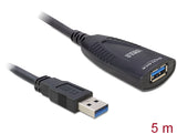 Delock 83089 Cable Usb 3.0 Extension, Active 5 M