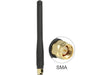 Delock 88914 Ism 433 Mhz Antenna Sma 2.5 Dbi Omnidirectional Rubber Black