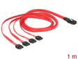 Delock 83074 Cable Mini Sas Sff-8087 > 4 X Sata 7 Pin 1 M