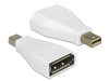 Delock 65239 Adapter Mini Displayport 1.2 Male > Displayport Female White