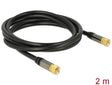 Delock 88919 Antenna Cable F Plug > F Plug Rg-6/U 2 M Black