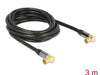 Delock 88916 Antenna Cable Iec Plug Angled > Iec Jack Angled Rg-6/U 3 M Black