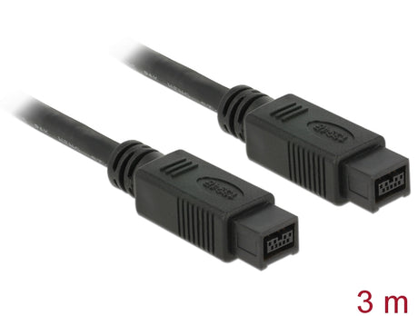 Delock 82600 Cable Firewire 9 Pin Male > 9 Pin Male 3 M