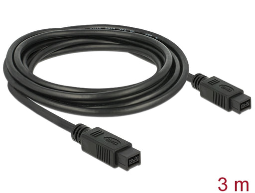 Delock 82600 Cable Firewire 9 Pin Male > 9 Pin Male 3 M