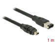 Delock 82576 Cable Firewire 6 Pin Male > 4 Pin Male 1 M