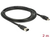 Delock 82577 Cable Firewire 6 Pin Male > 4 Pin Male 2 M