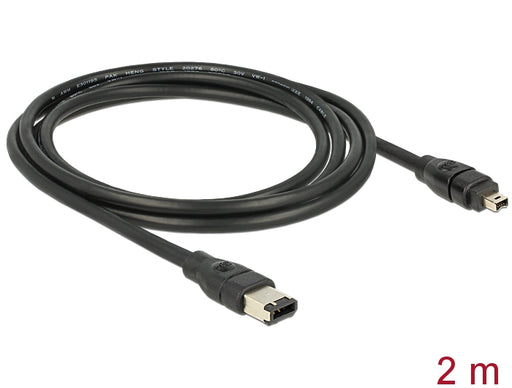 Delock 82577 Cable Firewire 6 Pin Male > 4 Pin Male 2 M